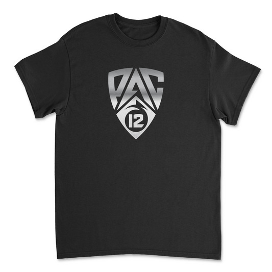 Pac-12 Hero Shield Chrome Tee