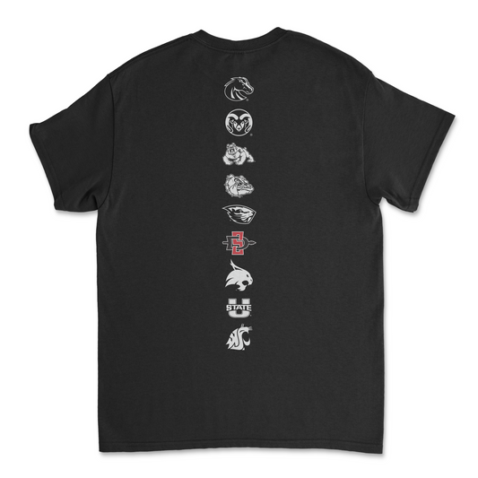San Diego State Pac-12 Black Tee