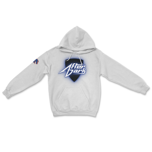 Boise State After Dark Neon Sign Hoodie White