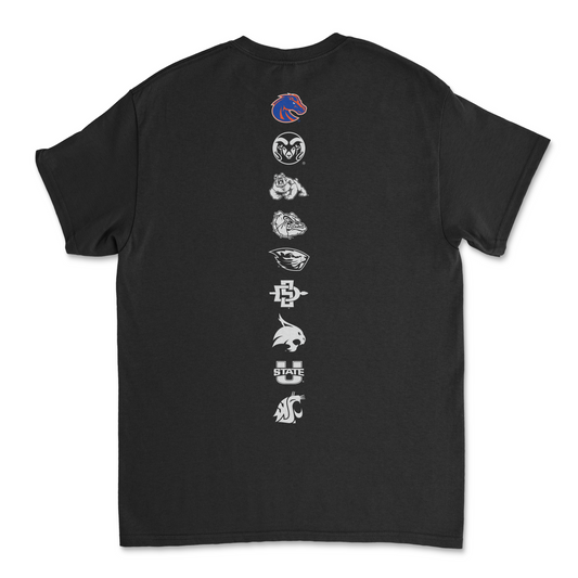 Boise State Pac-12 Black Tee