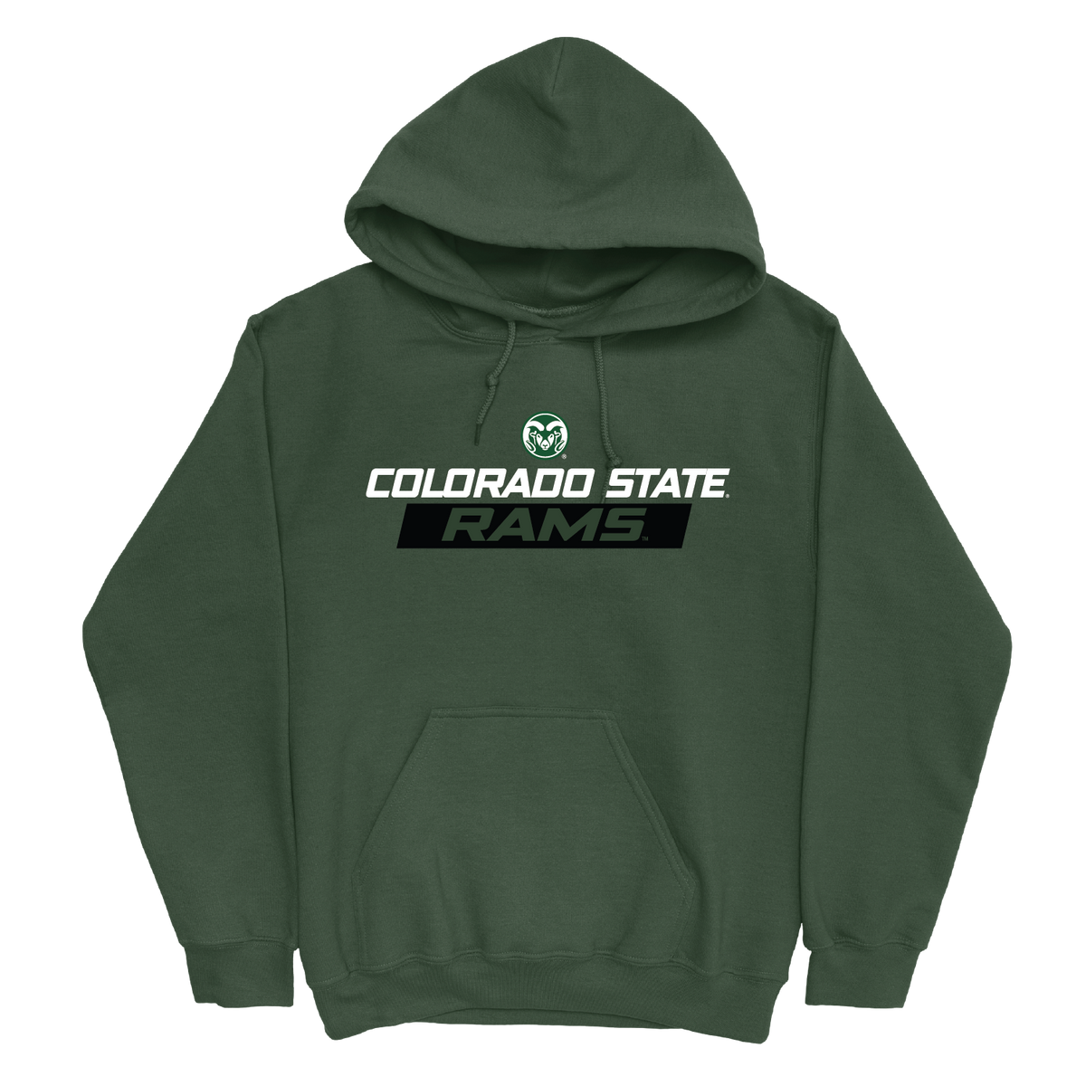 Colorado State Forest Green Rush Hoodie