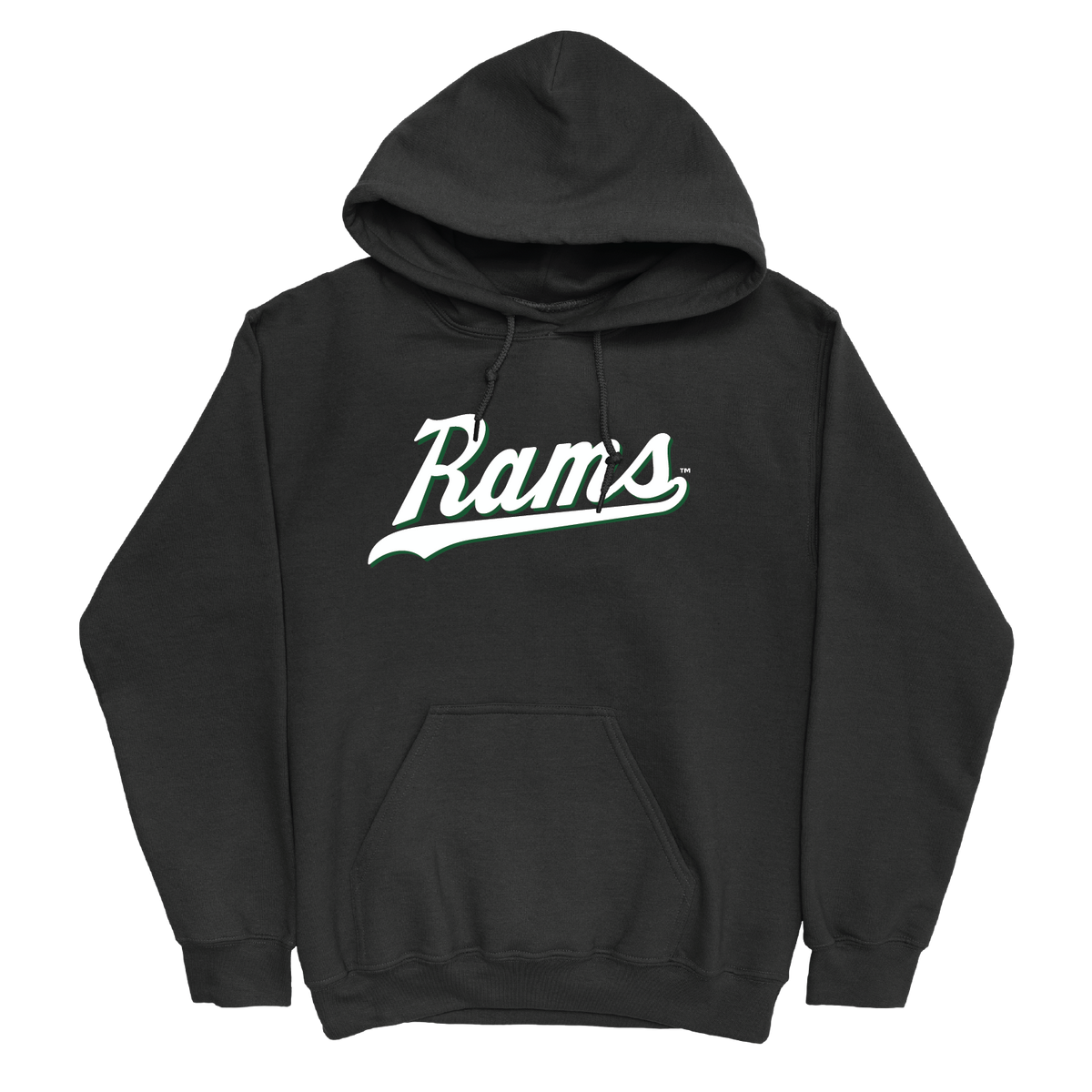 Colorado State Black Script Hoodie