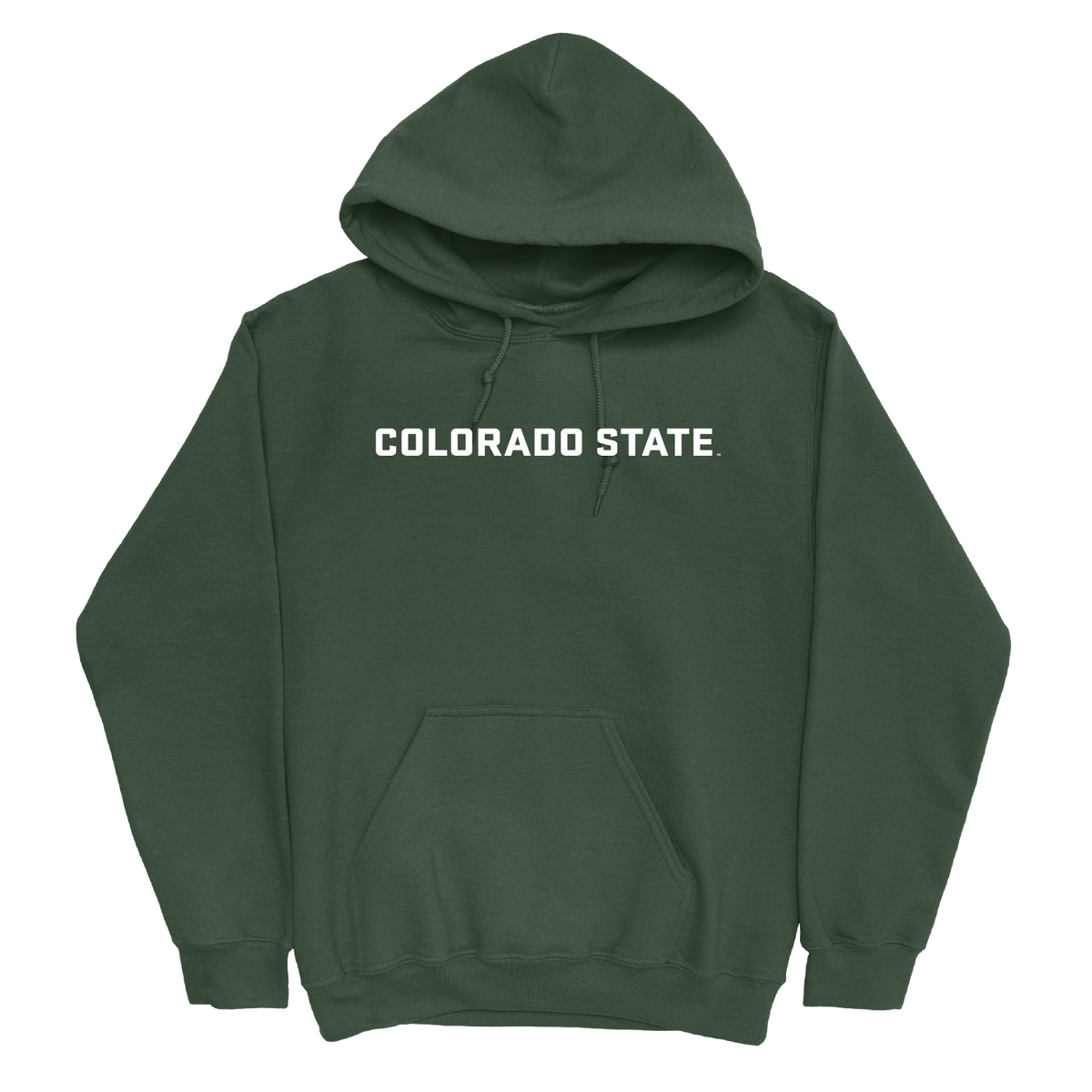 Colorado State Forest Green Sideline Hoodie