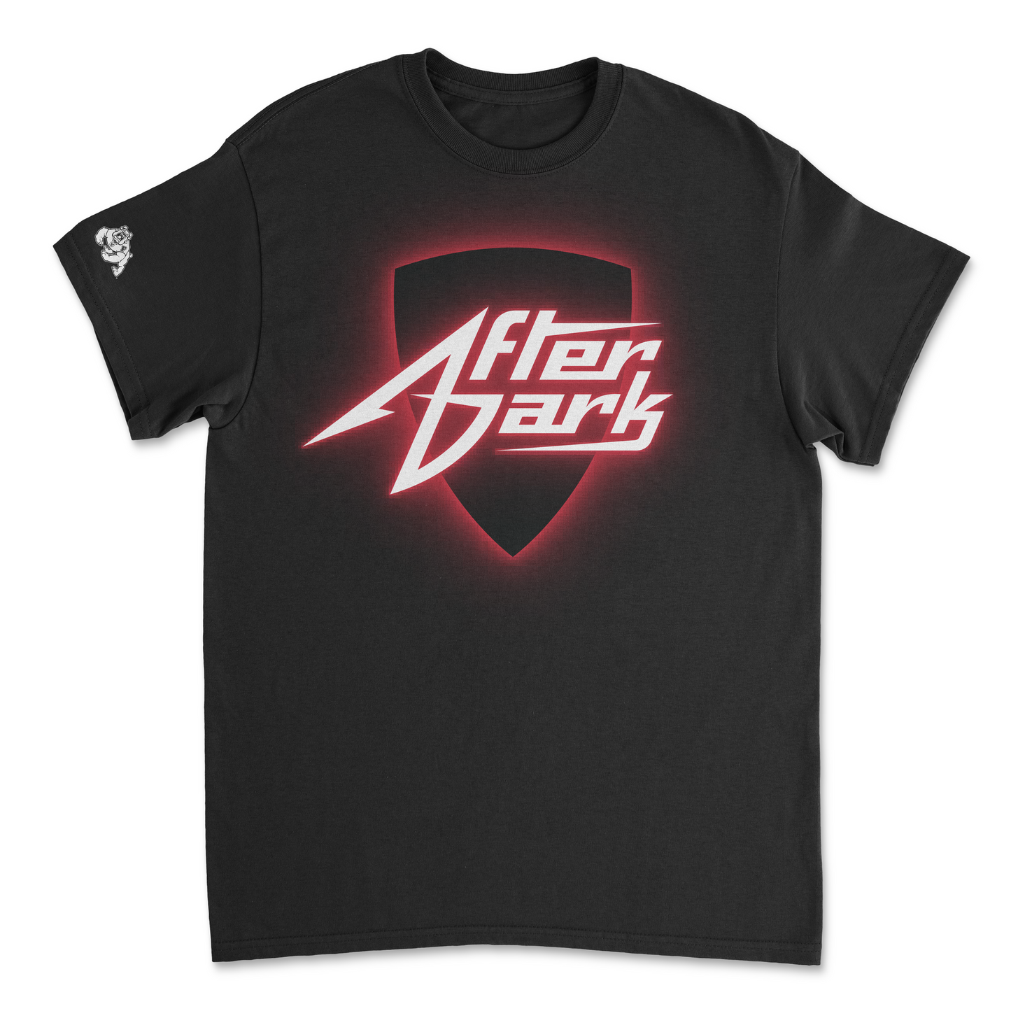 Fresno State After Dark Neon Sign Tee Black