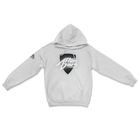 Gonzaga After Dark Neon Sign Hoodie White