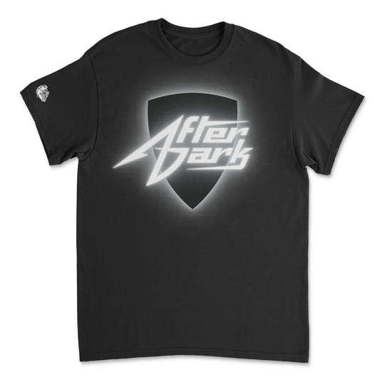 Gonzaga After Dark Neon Sign Tee Black