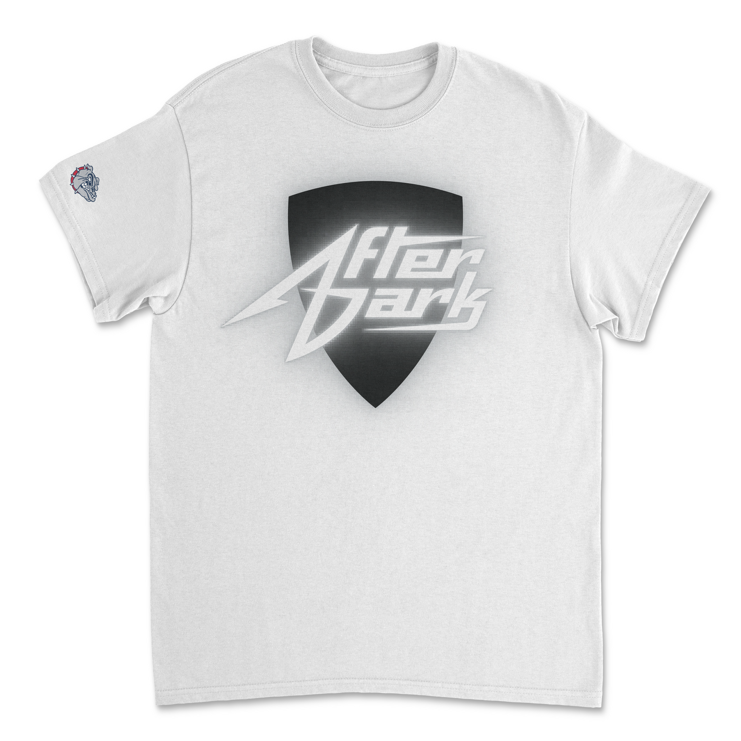 Gonzaga After Dark Neon Sign Tee White