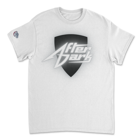 Gonzaga After Dark Neon Sign Tee White