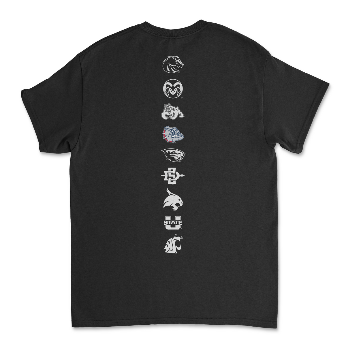 Gonzaga Pac-12 Black Tee