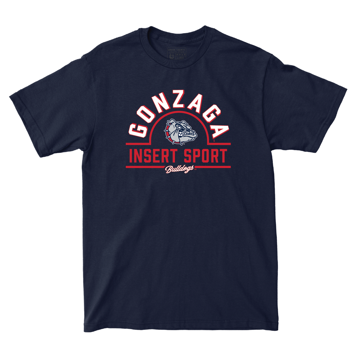 Gonzaga Navy Arch Tee