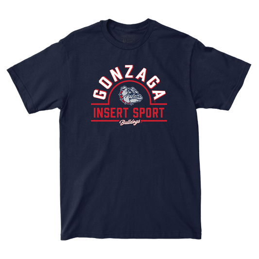 Gonzaga Navy Arch Tee