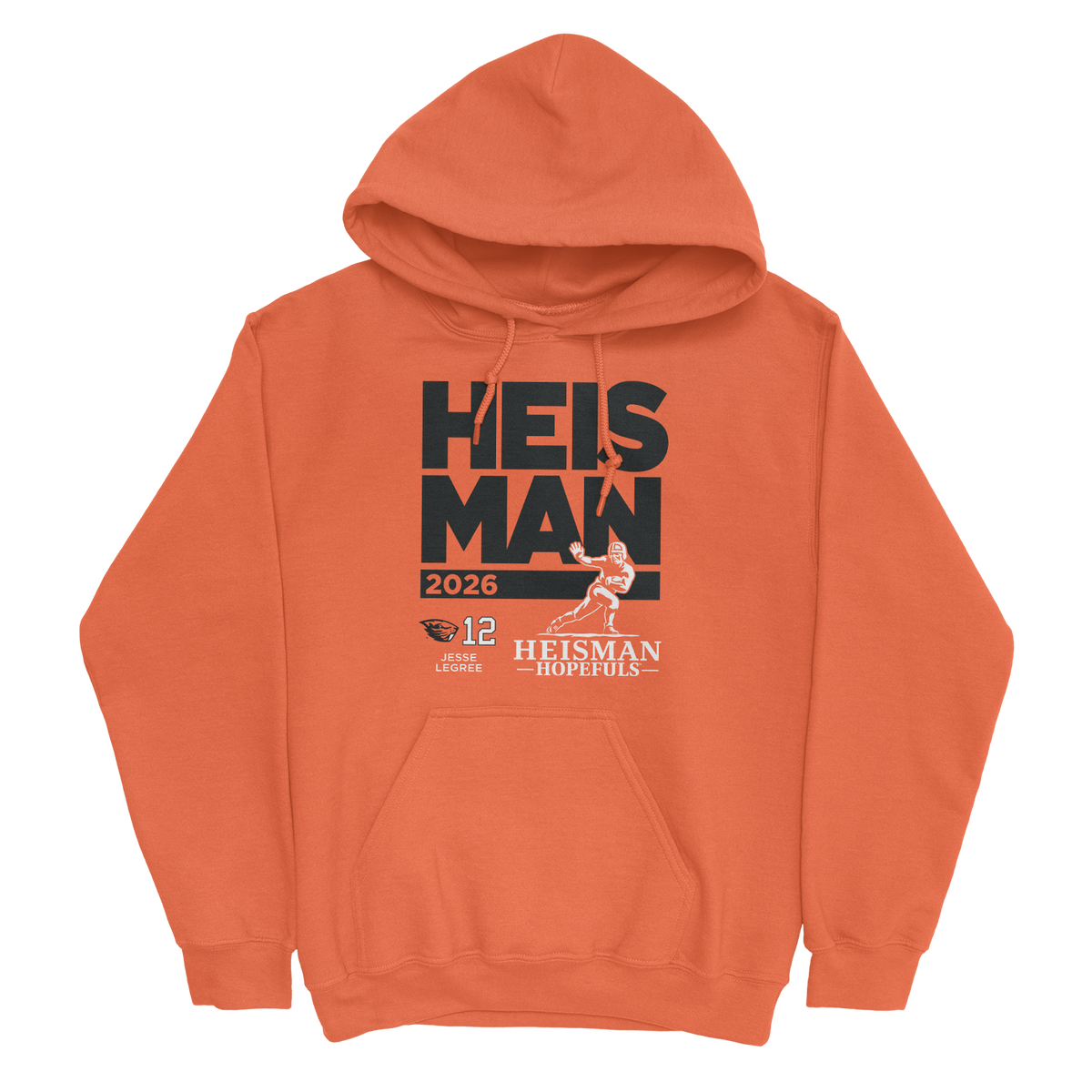 EXCLUSIVE RELEASE: Heisman Hopeful - Jesse Legree Bold Orange Hoodie