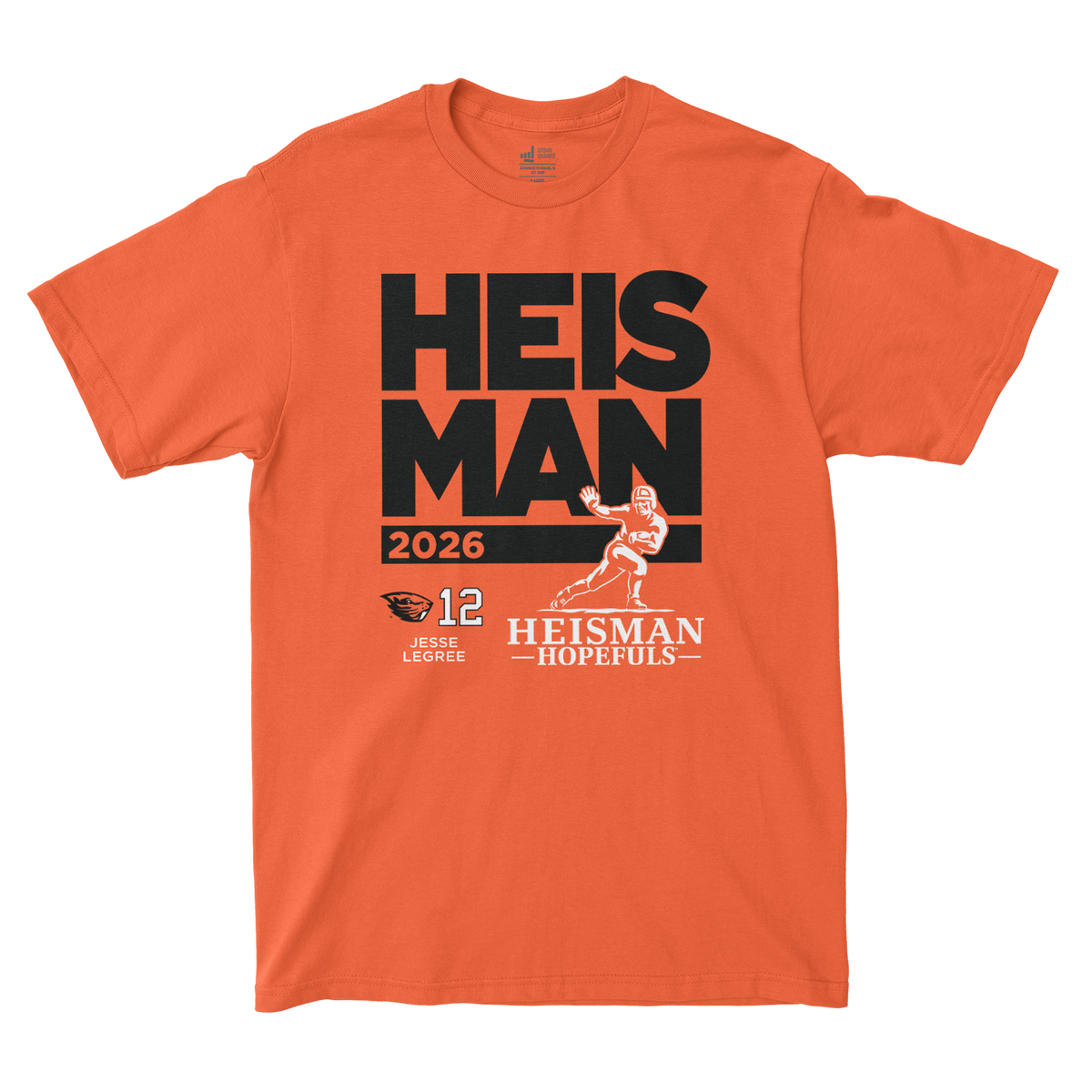 EXCLUSIVE RELEASE: Heisman Hopeful - Jesse Legree Bold Orange Tee