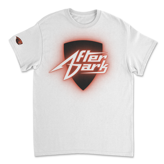 Oregon State After Dark Neon Sign Tee White