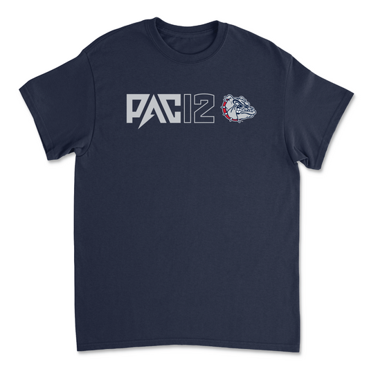 Gonzaga Pac-12 Horizontal Mark Tee