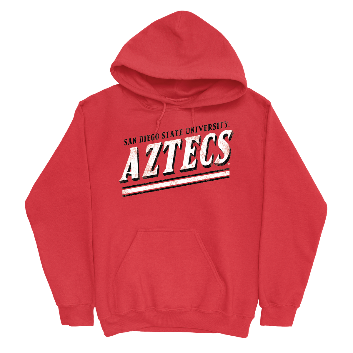 San Diego State Red Slant Hoodie