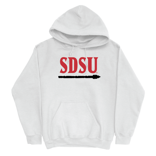 San Diego State White Staple Hoodie