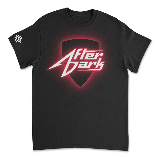 San Diego State After Dark Neon Sign Tee Black