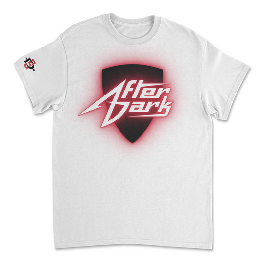 San Diego State After Dark Neon Sign Tee White