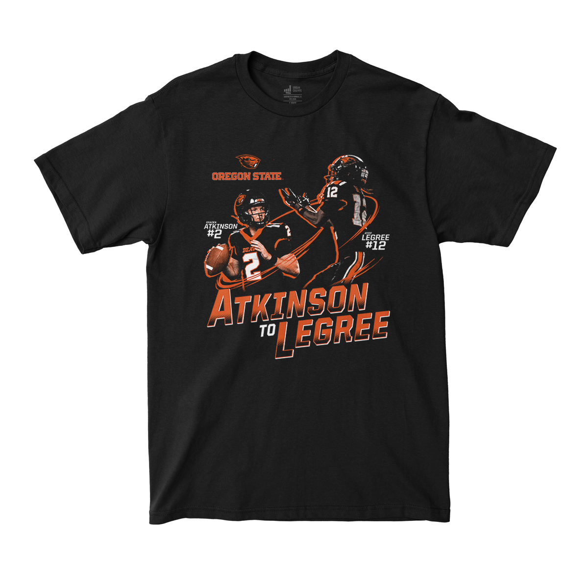 EXCLUSIVE RELEASE: Jesse Legree Oregon State Offensive Connection Black Tee