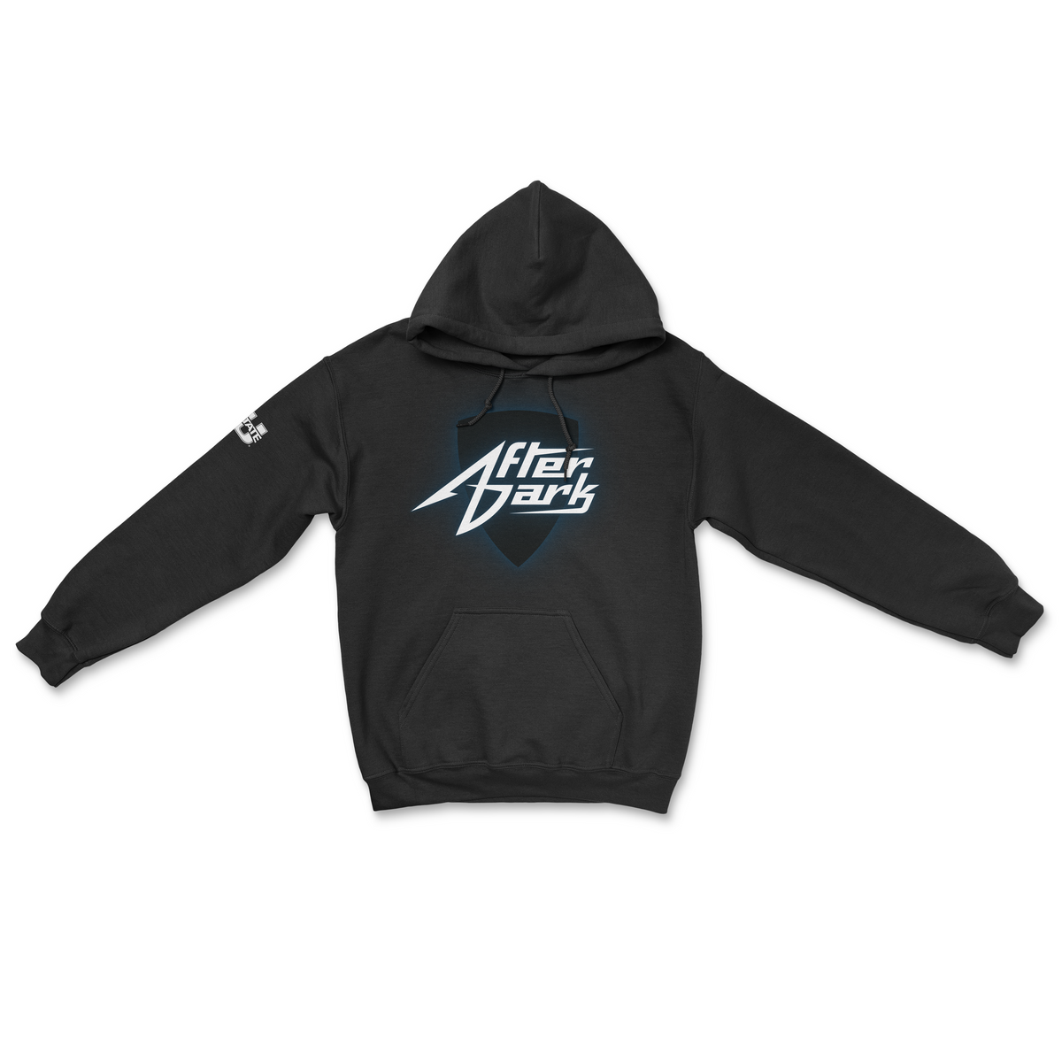 Utah State After Dark Neon Sign Hoodie Black