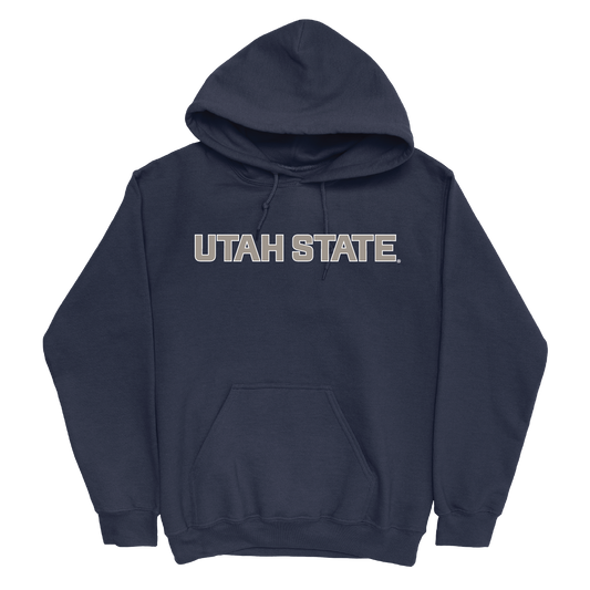 Utah State Navy Sideline Hoodie