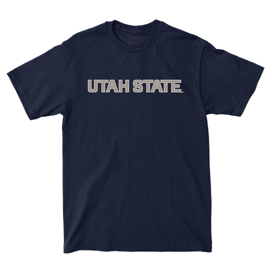 Utah State Navy Sideline Tee