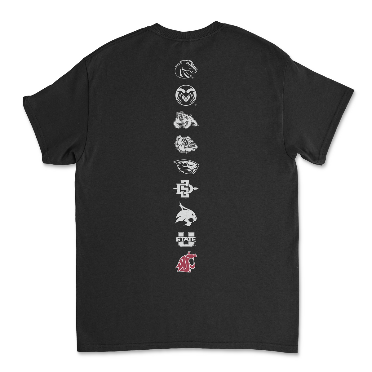 Washington State Pac-12 Black Tee