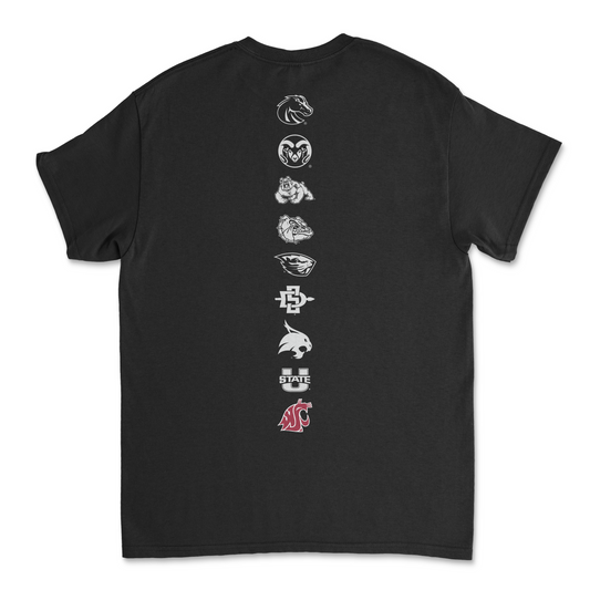 Washington State Pac-12 Black Tee