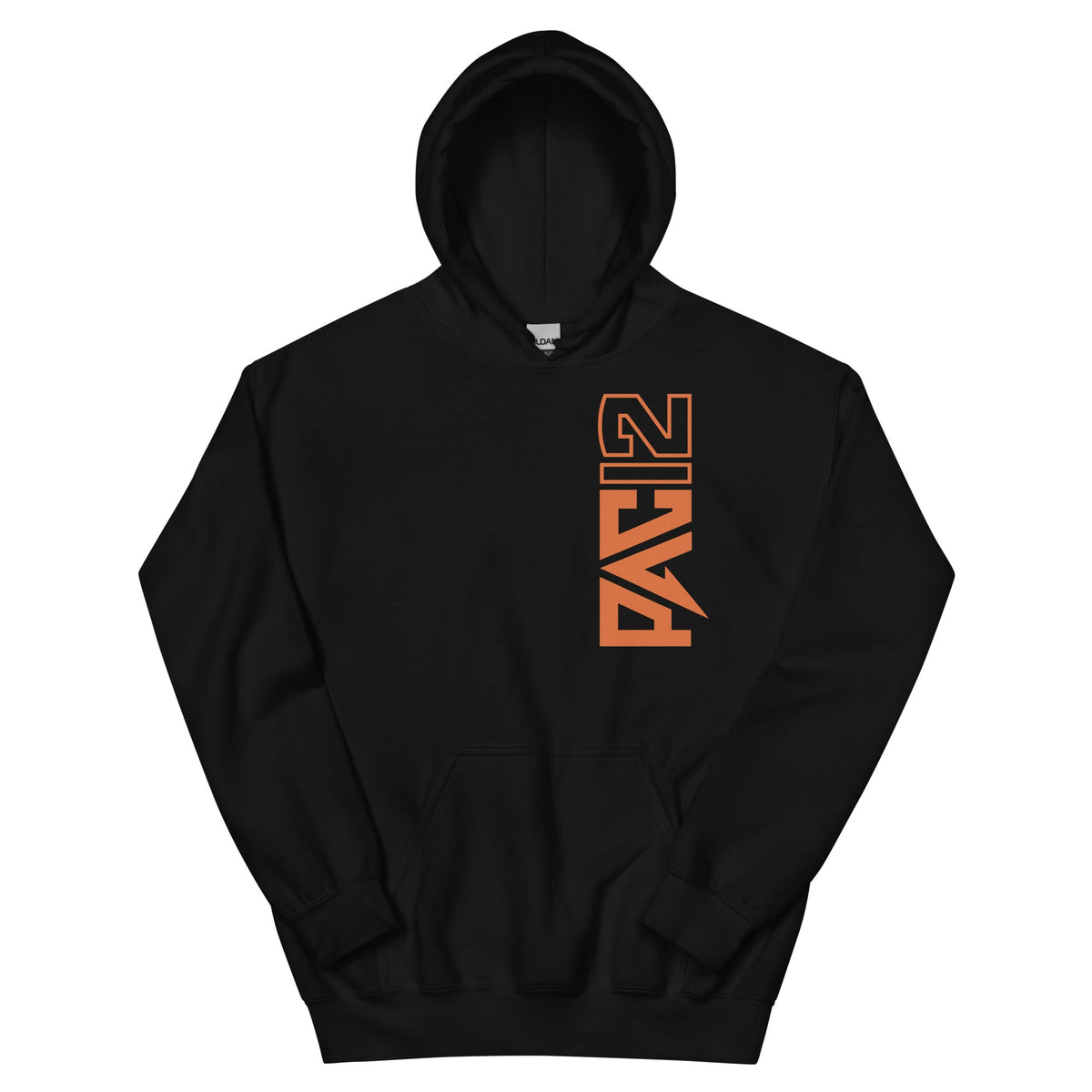 Boise State Pac-12 Vertical Mark Hoodie – Black / Orange