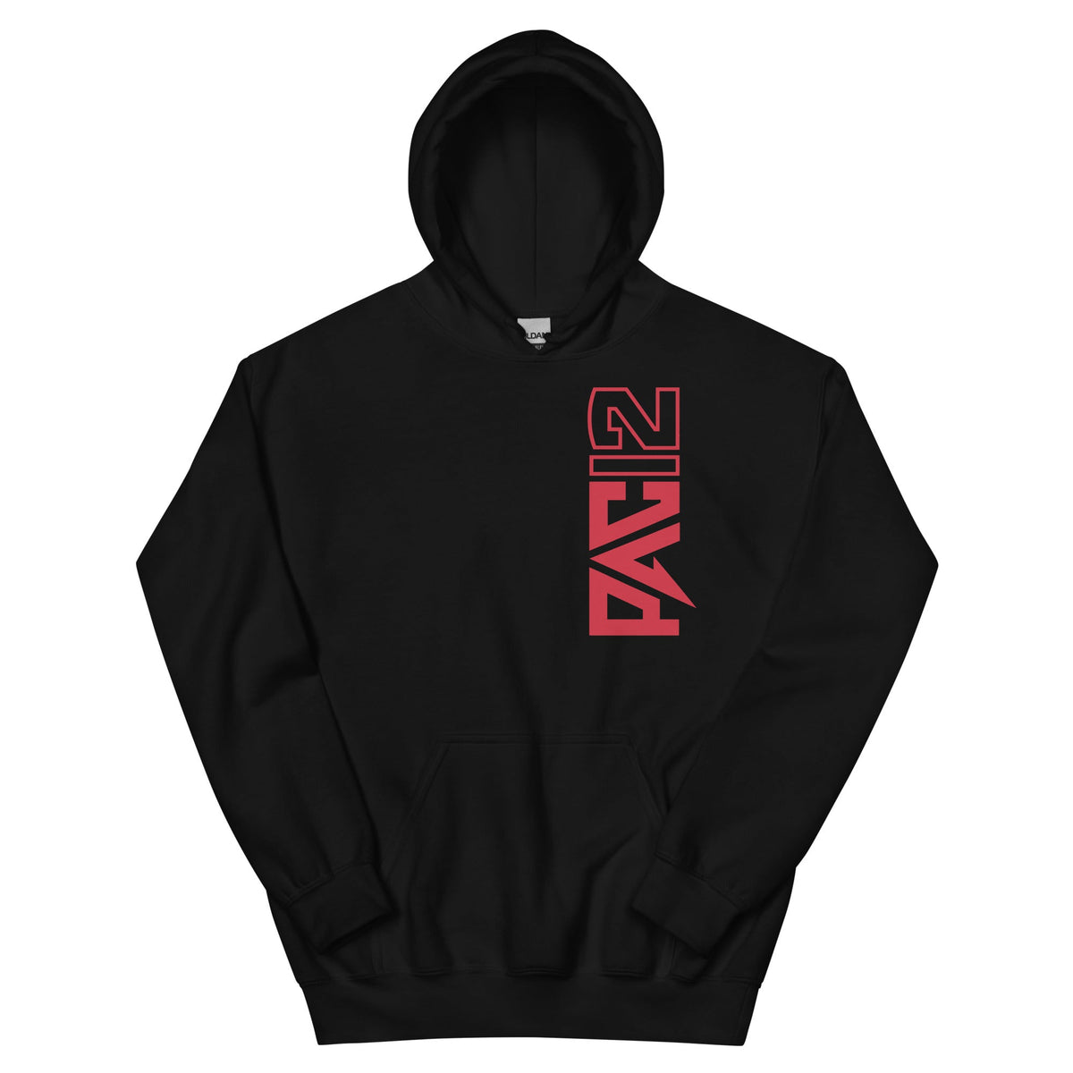 Fresno State Pac-12 Vertical Mark Hoodie - Black / Red