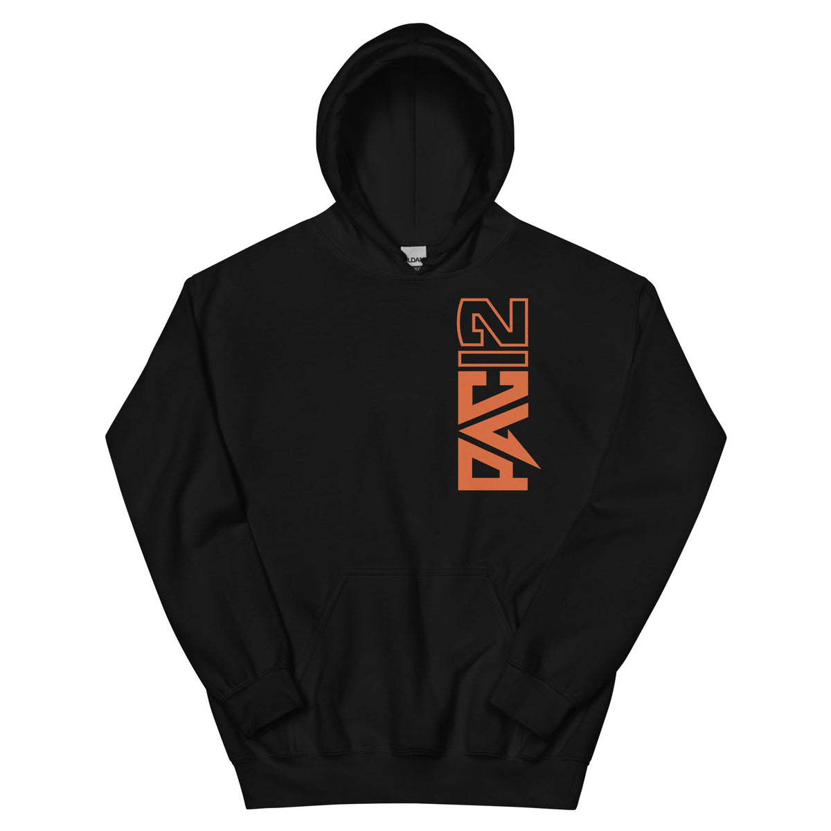 Oregon State Pac-12 Vertical Mark Hoodie - Black / Orange