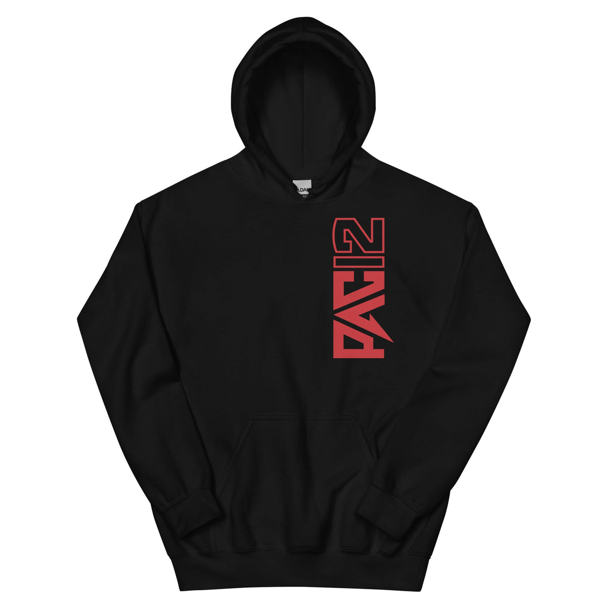 Gonzaga State Pac-12 Vertical Mark Hoodie - Black / Red