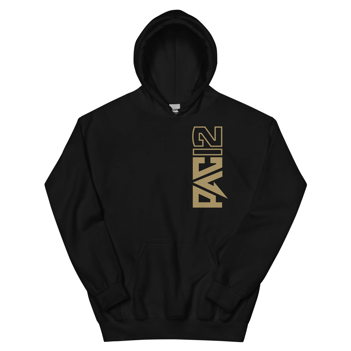Texas State Pac-12 Vertical Mark Hoodie - Black / Gold