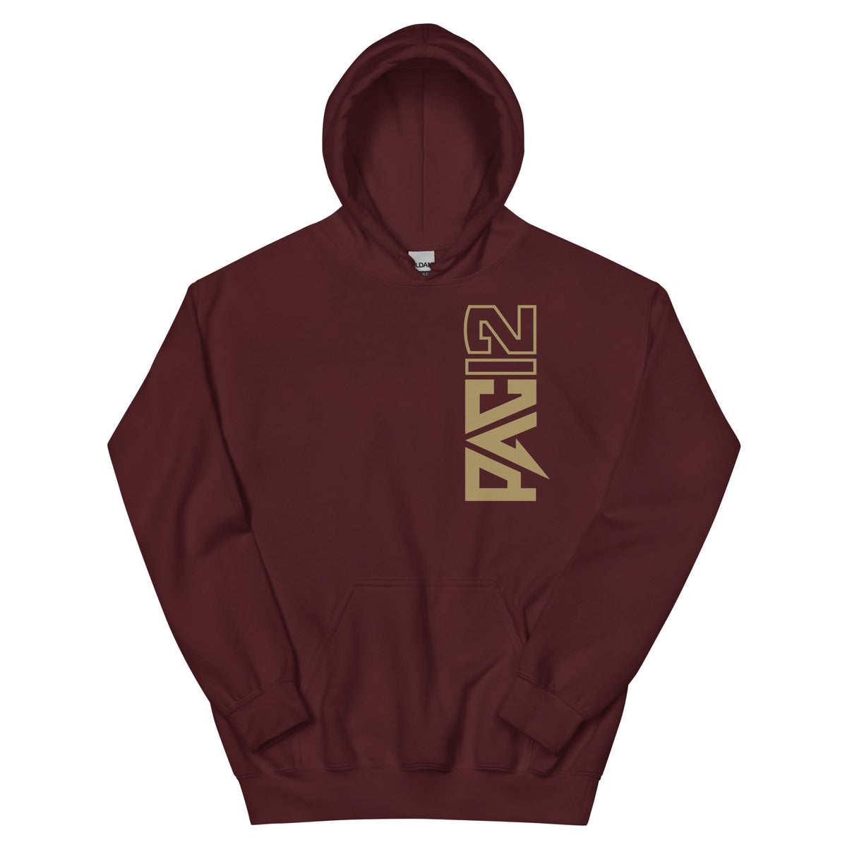 Texas State Pac-12 Vertical Mark Hoodie - Maroon / Gold