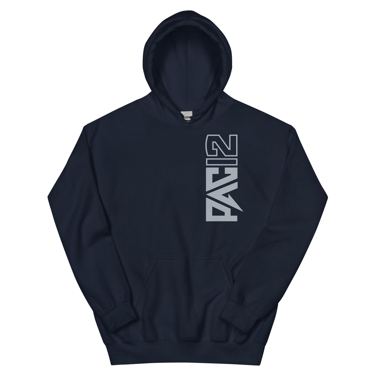 Utah State Pac-12 Vertical Mark Hoodie - Aggie Blue / Grey