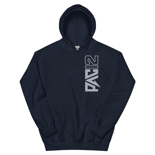Utah State Pac-12 Vertical Mark Hoodie - Aggie Blue / Grey
