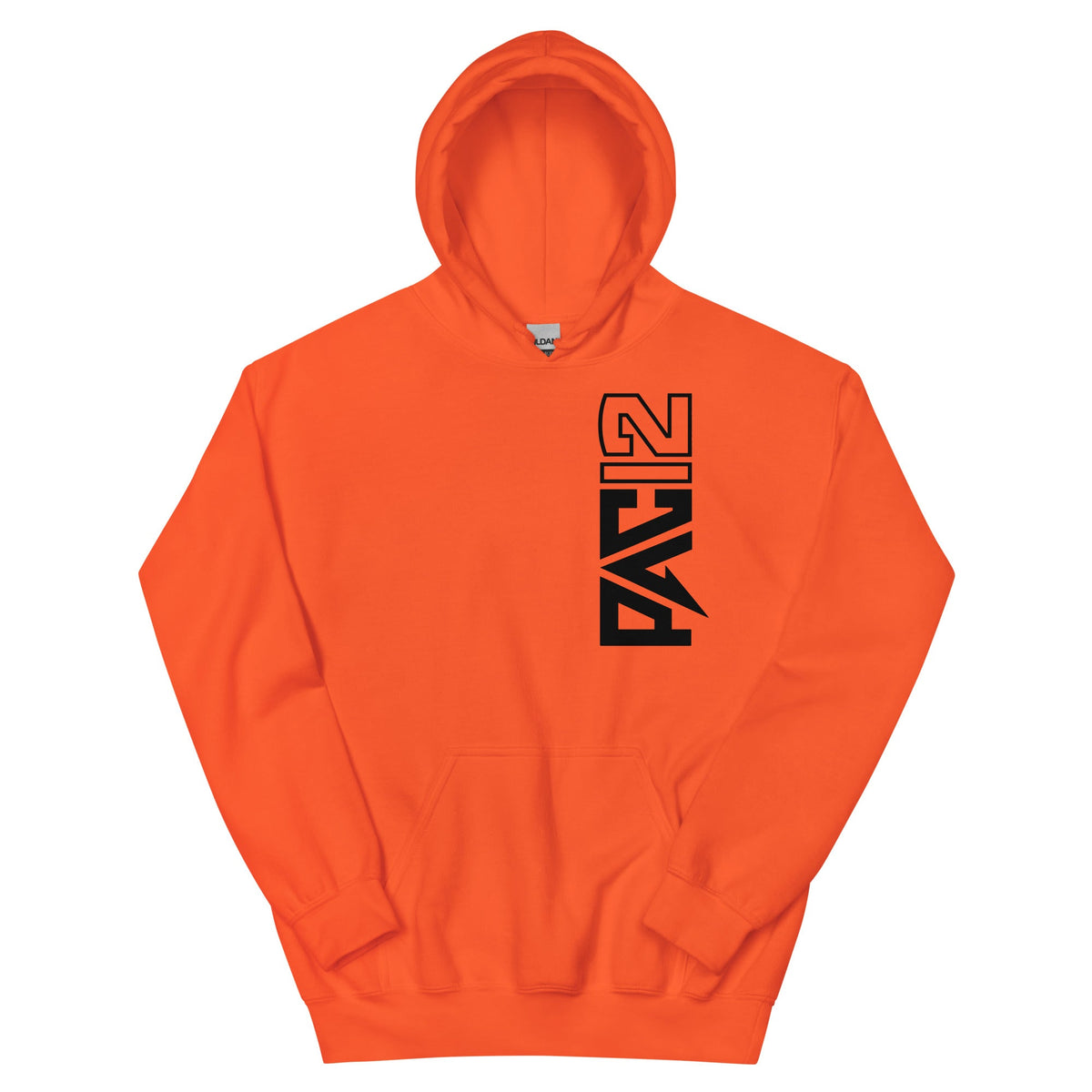 Oregon State Pac-12 Vertical Mark Hoodie - Orange / Black