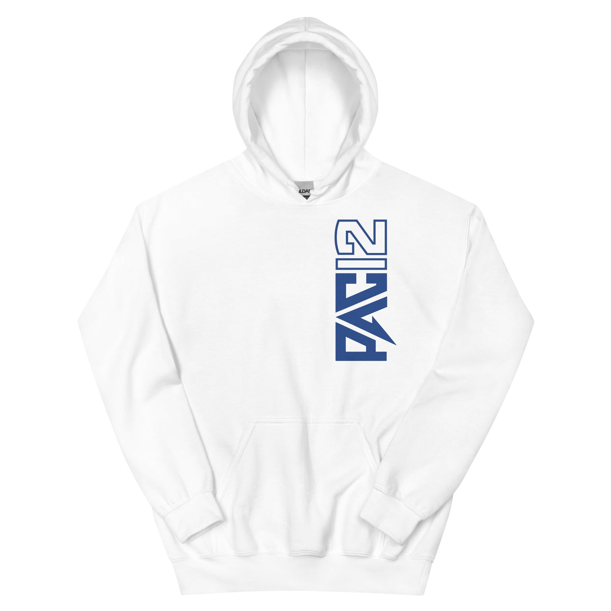 Boise State Pac-12 Vertical Mark Hoodie – White / Blue