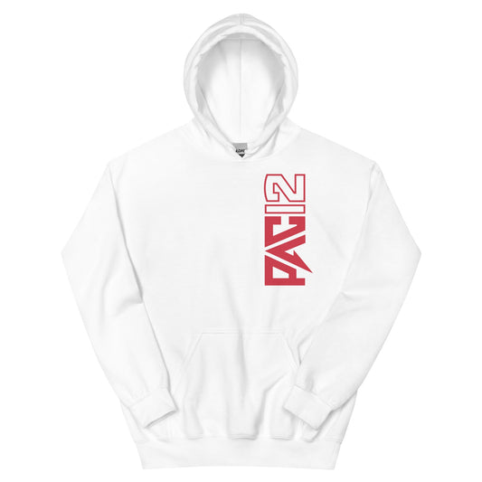 Fresno State Pac-12 Vertical Mark Hoodie - White / Red