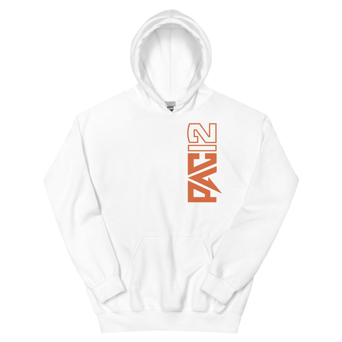 Oregon State Pac-12 Vertical Mark Hoodie - White / Orange
