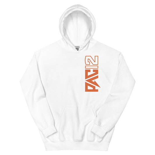 Oregon State Pac-12 Vertical Mark Hoodie - White / Orange