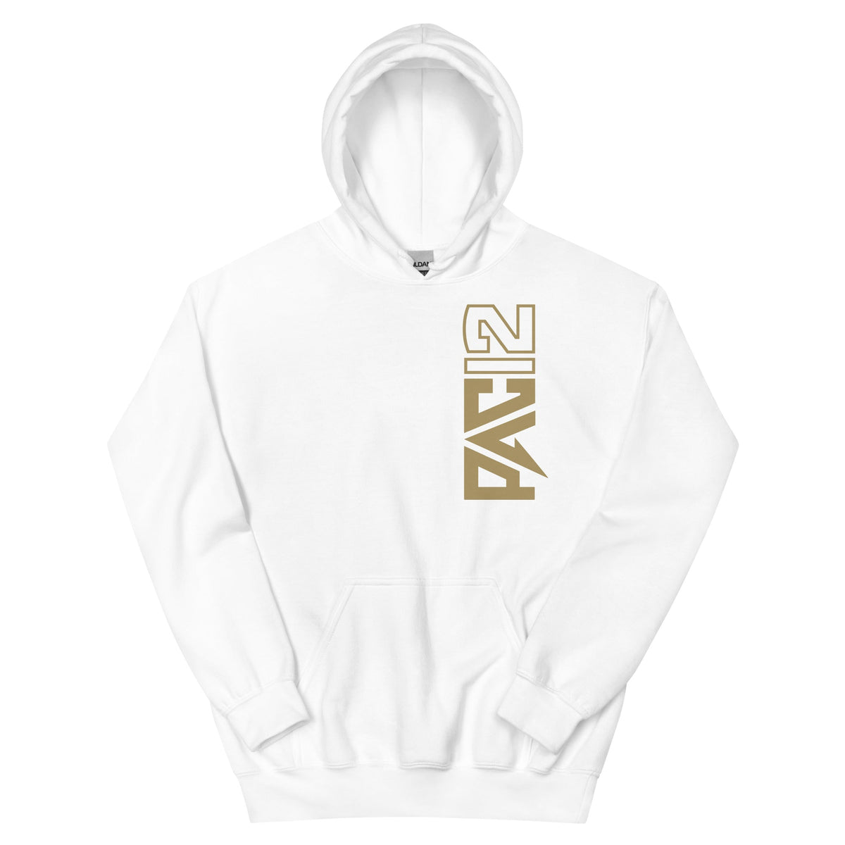 Texas State Pac-12 Vertical Mark Hoodie - White / Gold