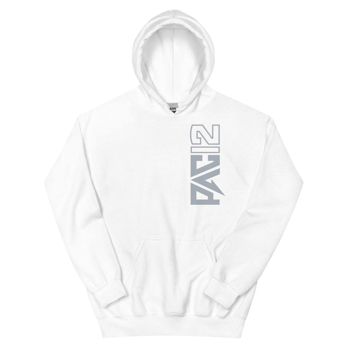Utah State Pac-12 Vertical Mark Hoodie - White / Gray